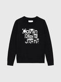 INST. GRID GRAPHIC SWEATER IB0IB02021T/BEH CALVIN KLEIN JEANS