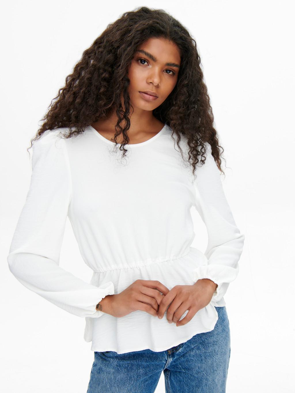 ONLMETTE DAR L/S O-NECK TOP NOOS WVN 