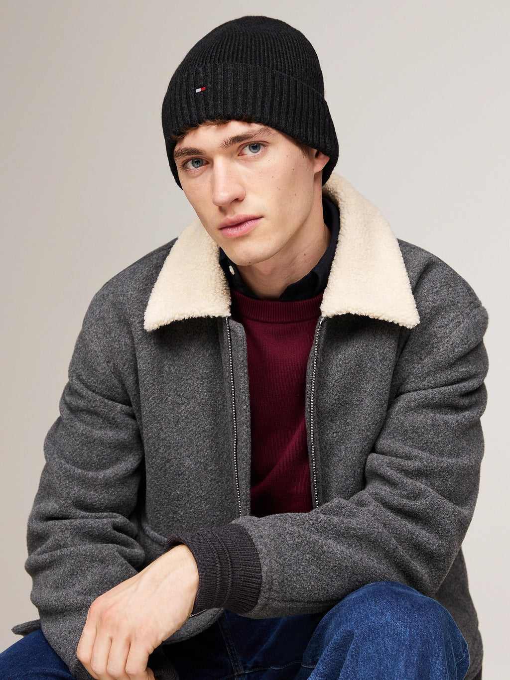 TH FLAG PIMA COTTON BEANIE 