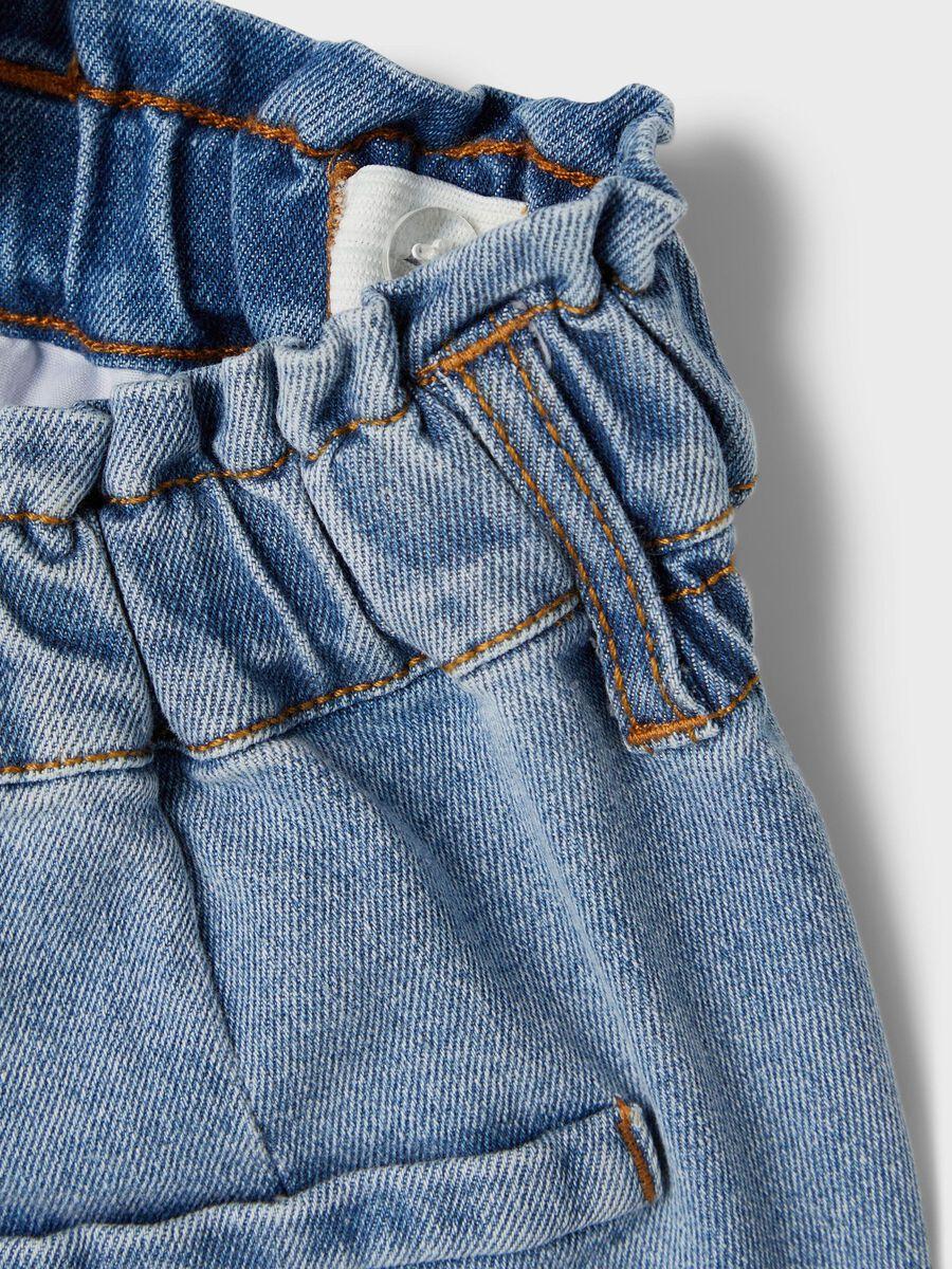 NKFBELLA DNMTAZZA HW SHORTS NOOS 13199457/LIGHT BLUE DENIM NAME.IT