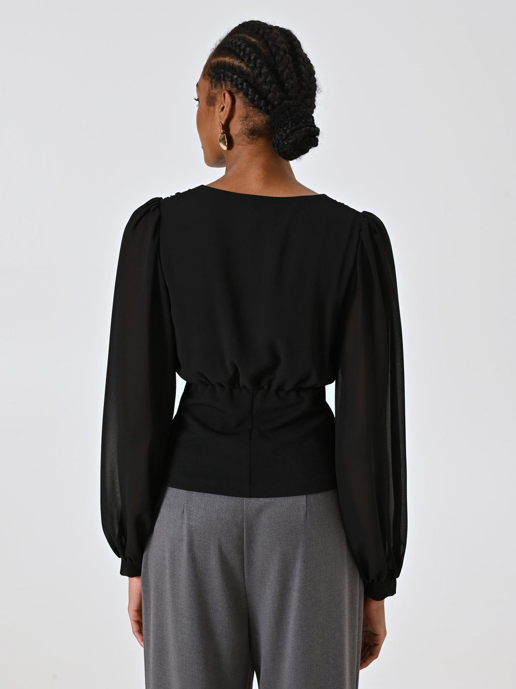 FSTYLE AI9065-B BLUSA SFIANCATA 