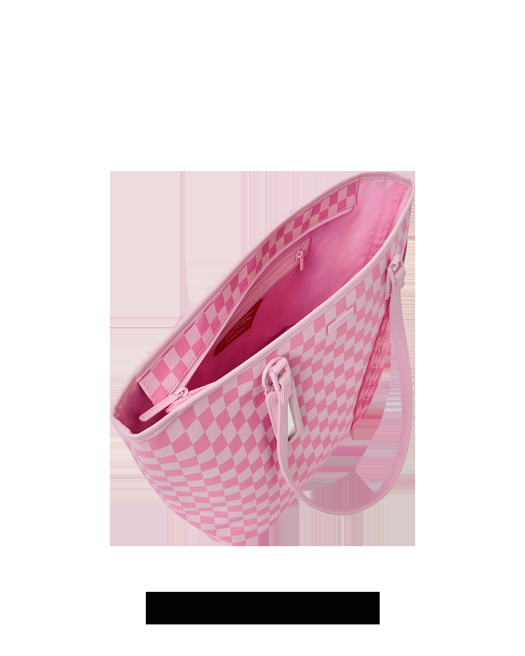 PINK SHARKS IN PARIS PATCH TOTE 