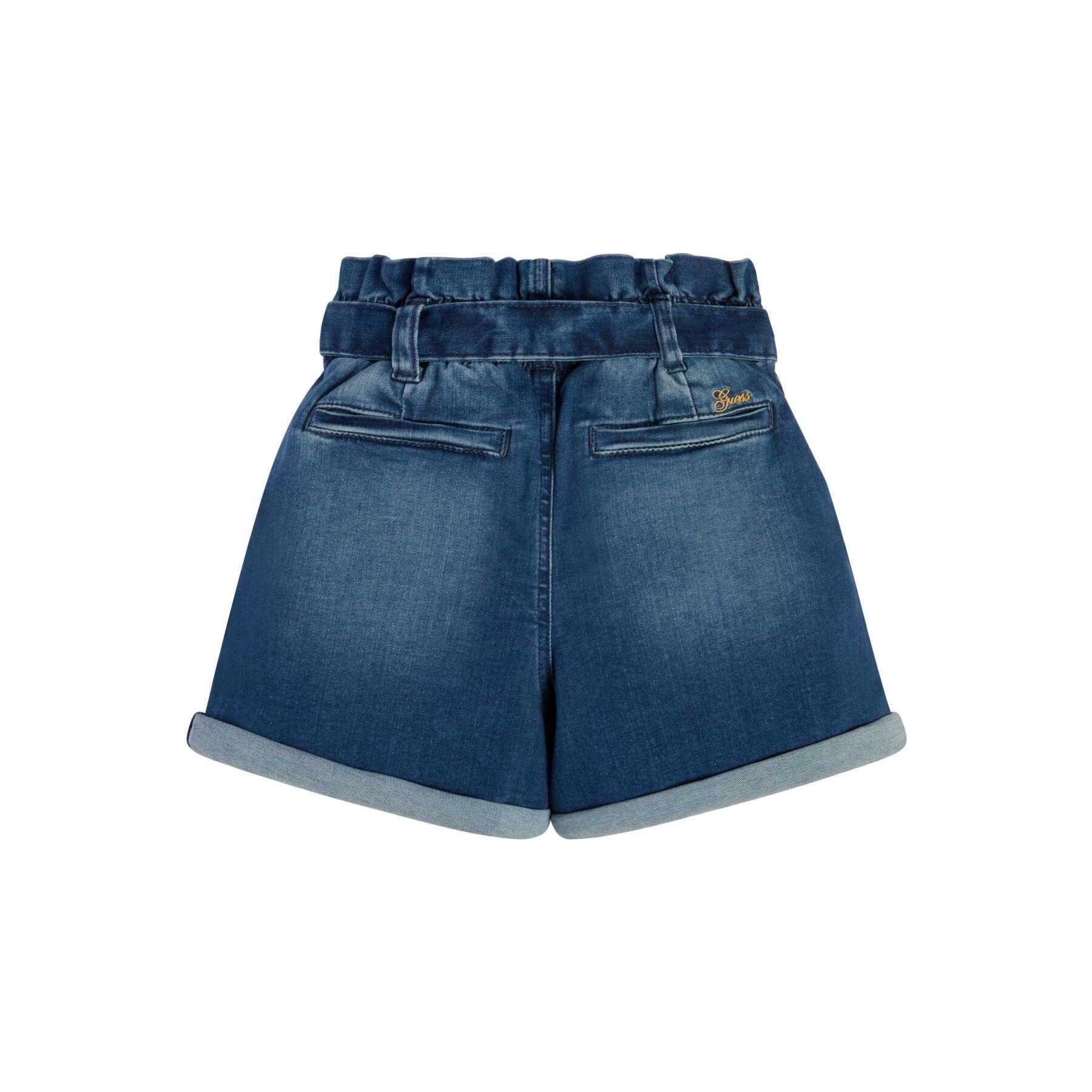 STRETCH DENIM SHORTS 