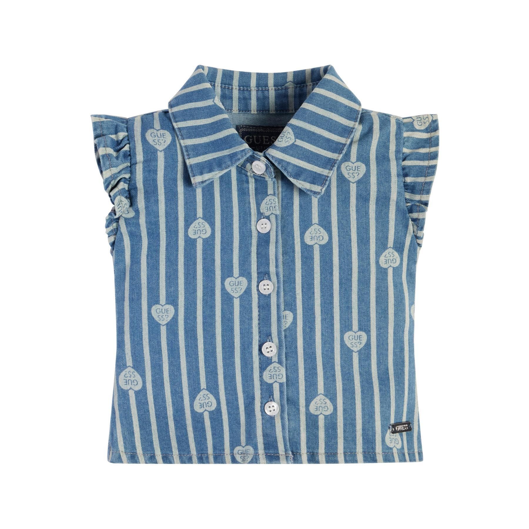STRETCH DENIM SS SHIRT 