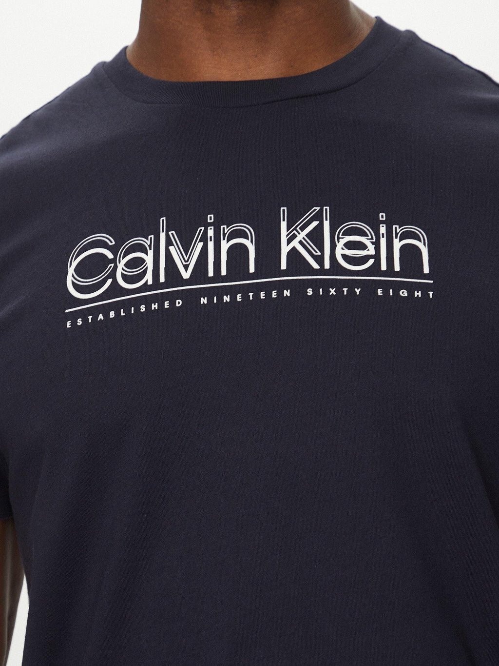CP-DOUBLE LOGO T-SHI K10K114149/CEF CALVIN KLEIN
