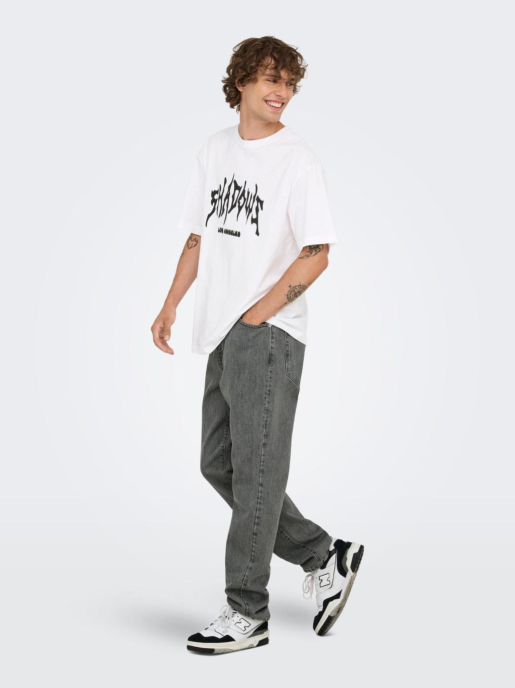 22030013/Medium Grey Denim ONLY&SONS