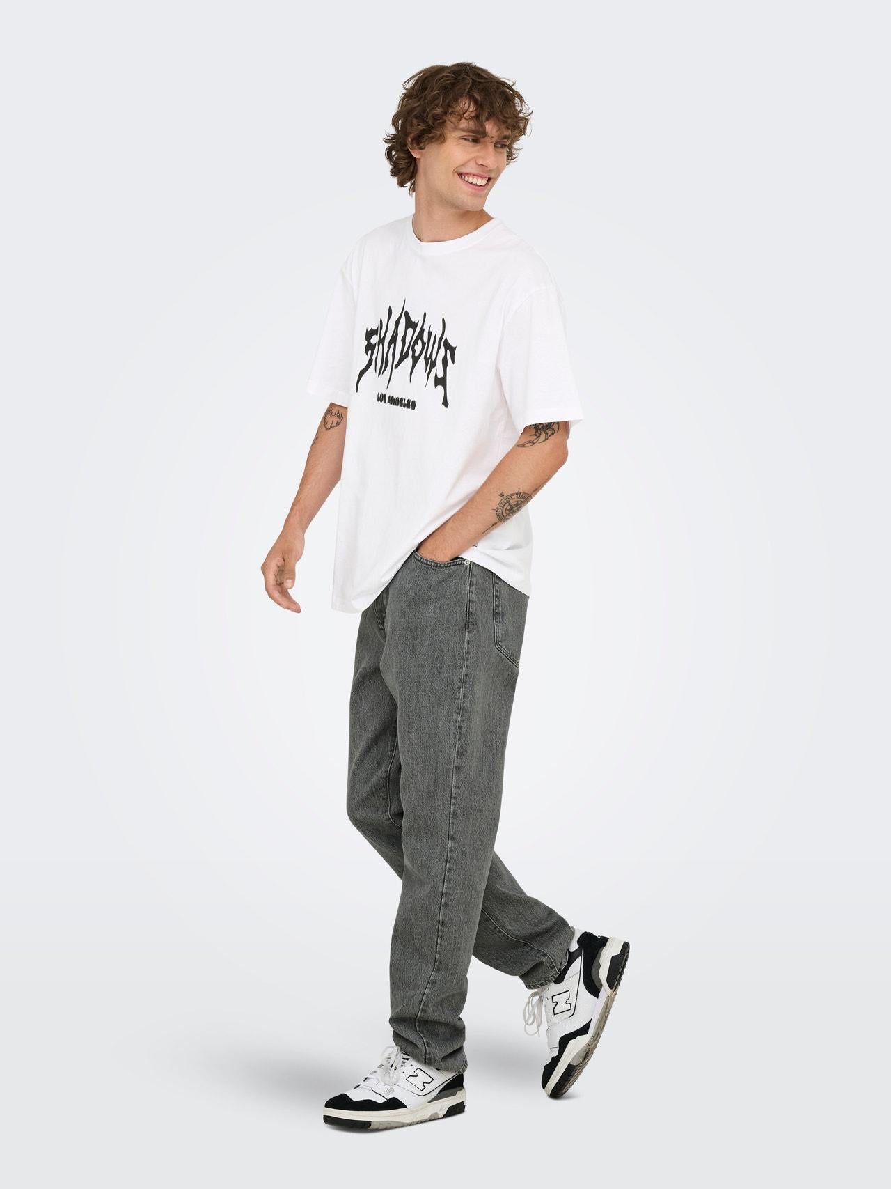 22030013/Medium Grey Denim ONLY&SONS