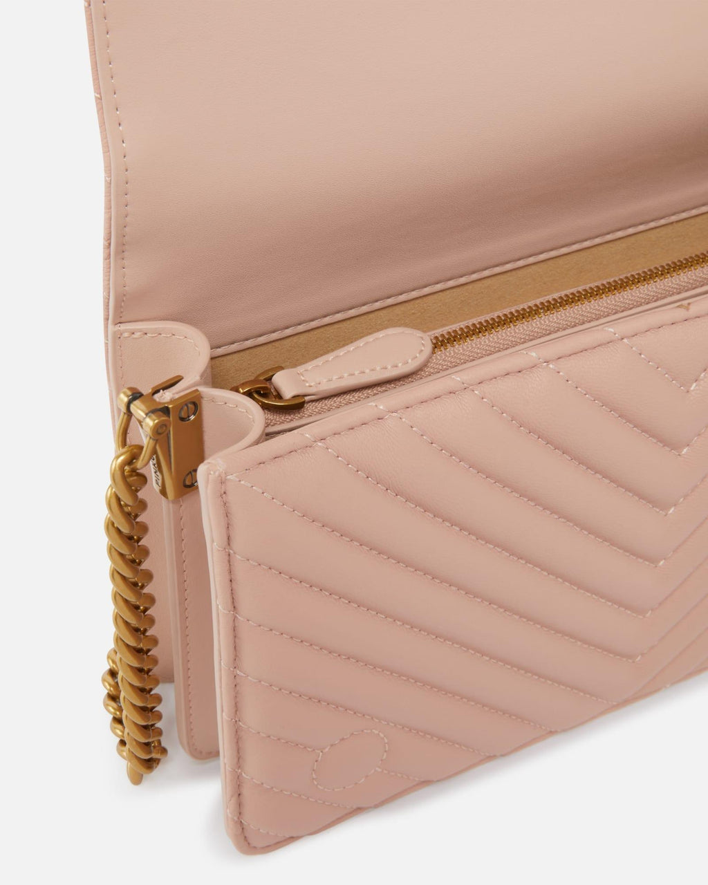 LOVE CLICK CLASSIC  SHEEP NAPPA CHEVRON 100063 A0GK/O81Q PINKO