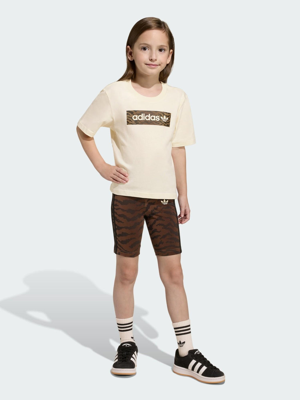 CYC TEE SET AOP     CREWHT/NBROWN 