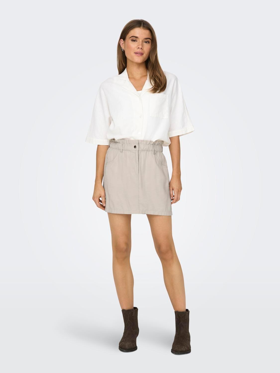 ONLOVA-ARIS LIFE HW CARGO SKIRT PNT 