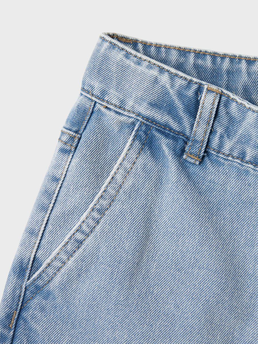 13220709/Light Blue Bleached Denim NAME.IT