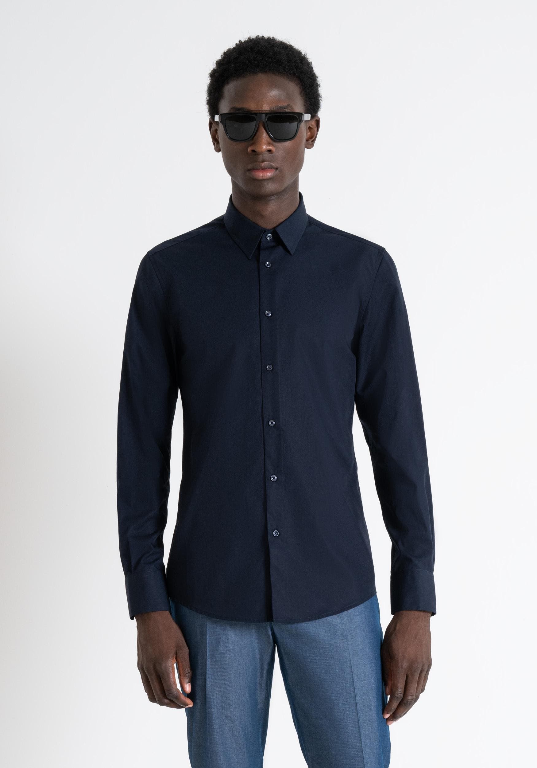CAMICIA NAPOLI SLIM FIT IN COT 