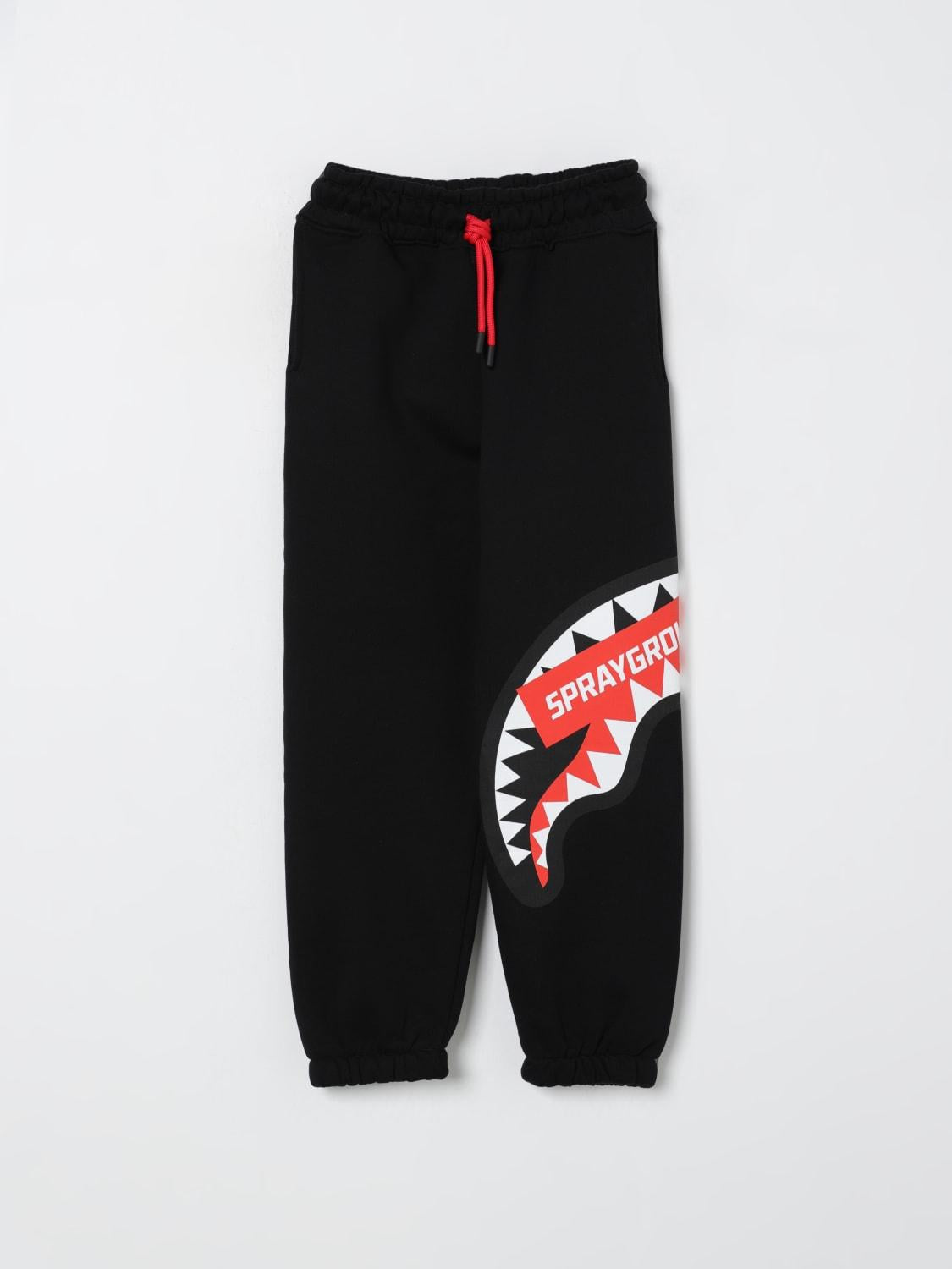 SMASH LOGO PANTS SPY1370G/BLACK SPRAYGROUND