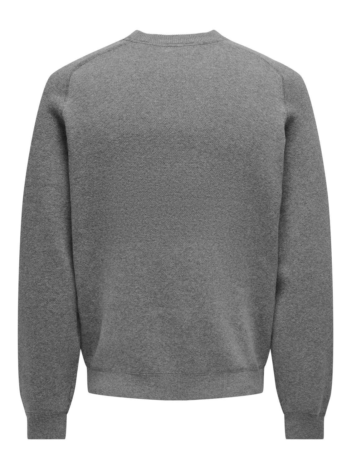 22027590/Medium Grey Melange ONLY&SONS
