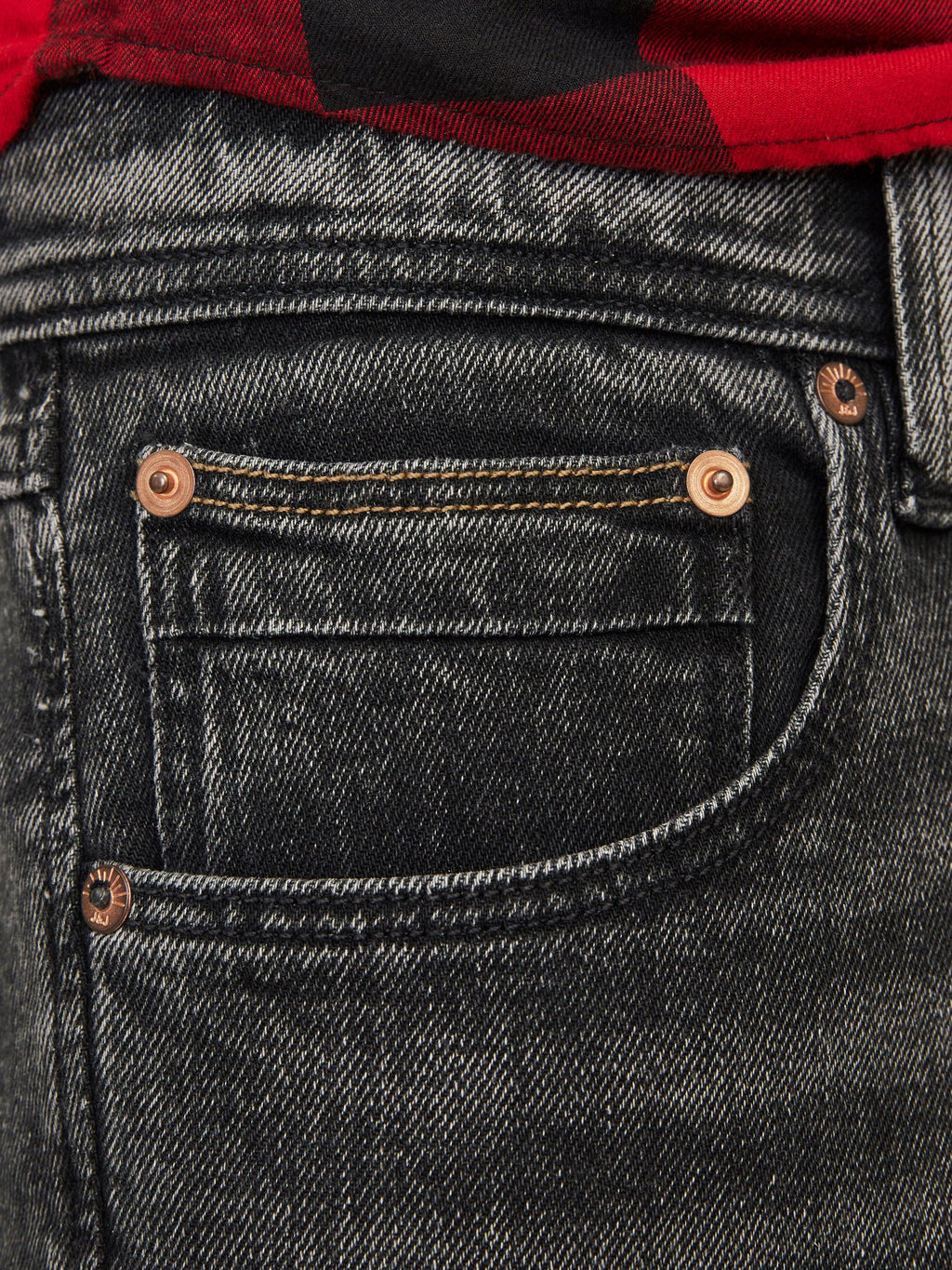 12261682/Black Denim JACK AND JONES