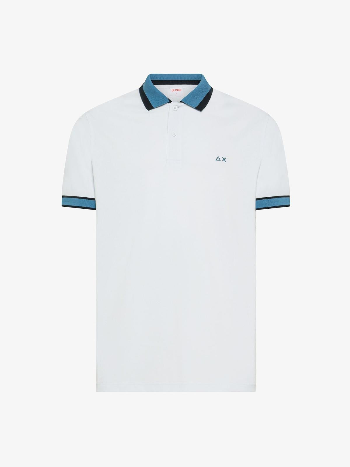 POLO MULTISTRIPES ON COLLAR S/S 