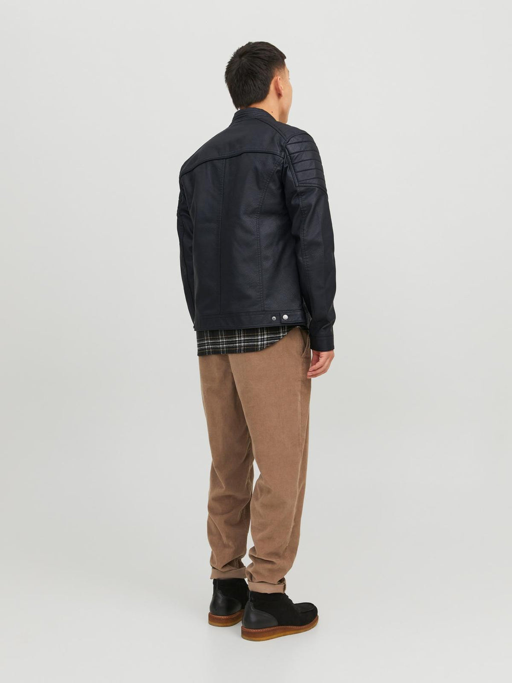 12147218/Black PU JACK AND JONES