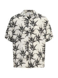 JACK AND JONES JJJEFF MONOCHROME AOP RESORT SHIRT SS
