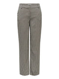 ONLY ONLLETTIE MW STR CHECK PANT TLR