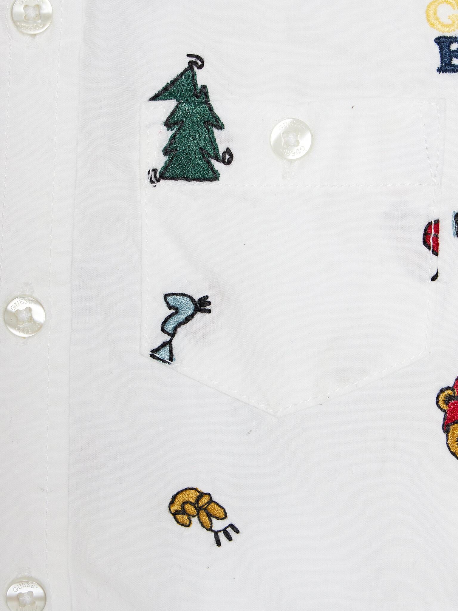 POPLIN ADJ. LS SHIRT N3BH00WDLI0/F81G GUESS