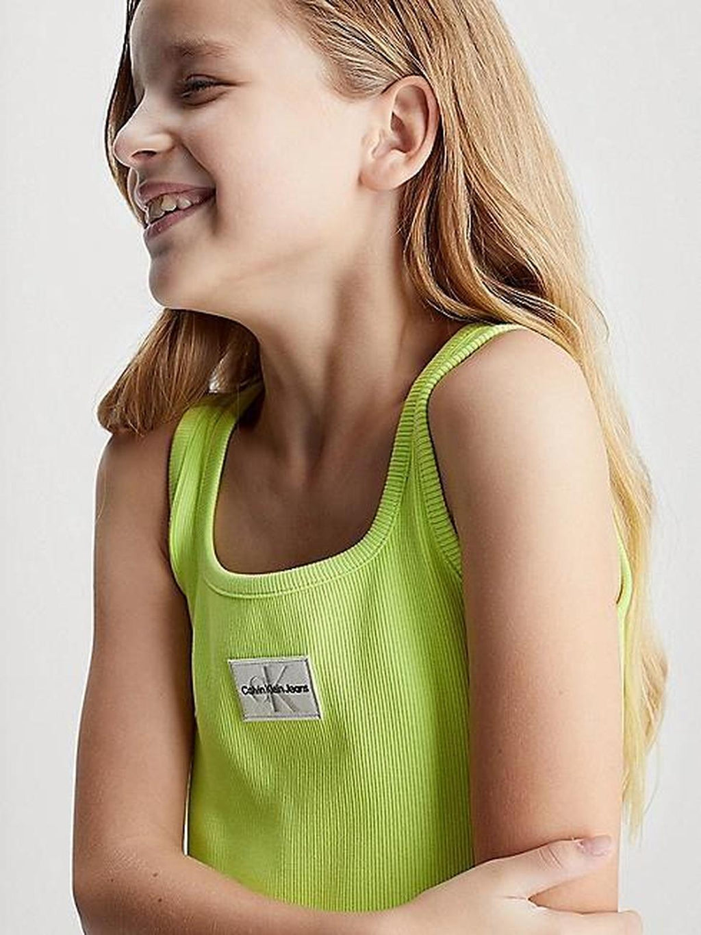 RIB BADGE SQUARE NECK TANK DRE 