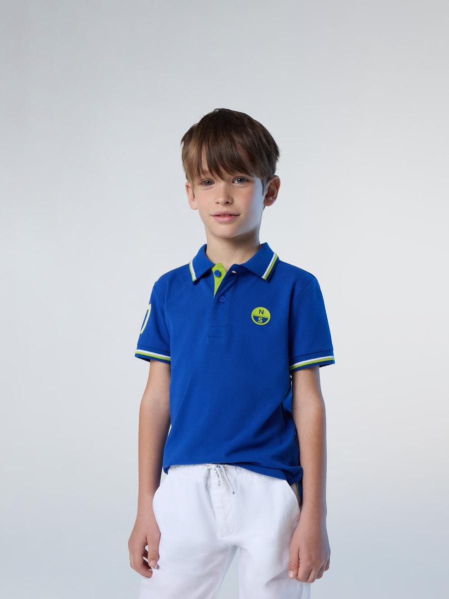 POLO SHORT SLEEVE W/NUMBER APPLICATION ON SLEEVE 