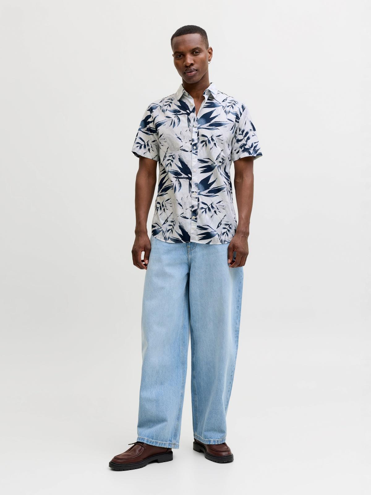 JJHONOLULU AOP SHIRT SS 