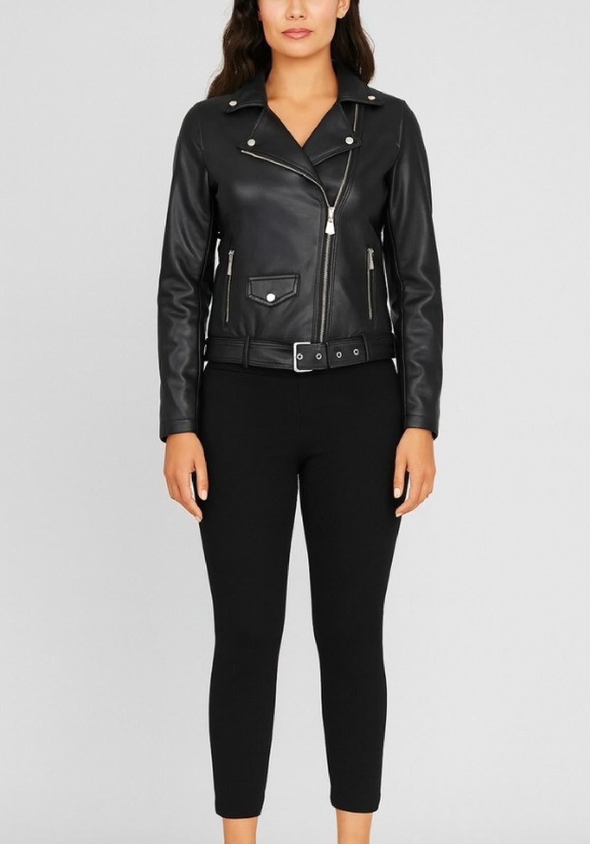 GIUBBINO CHIODO MW9640036/NERO MARKUP