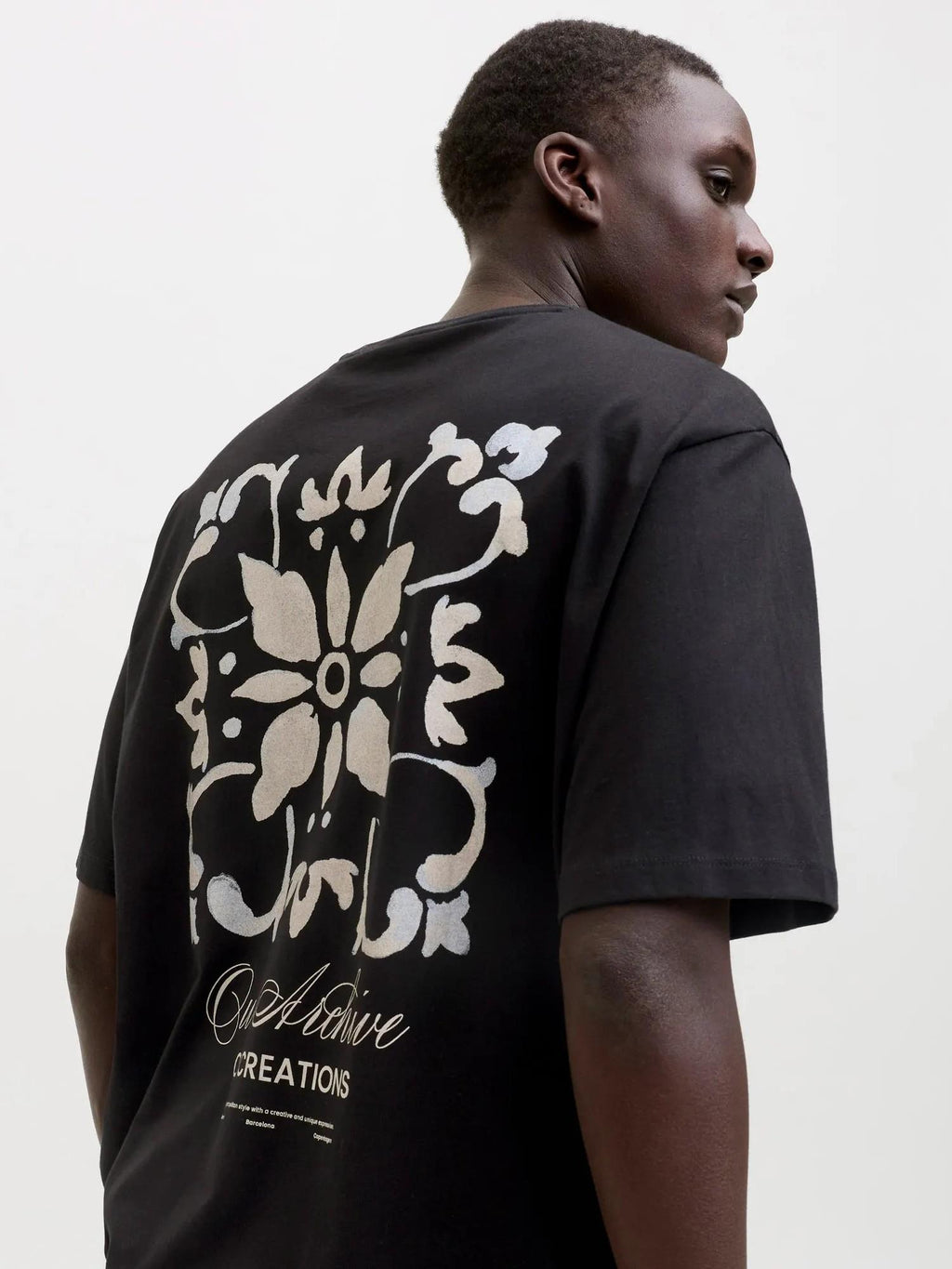 JJART PRINT TEE SS CREW NECK 