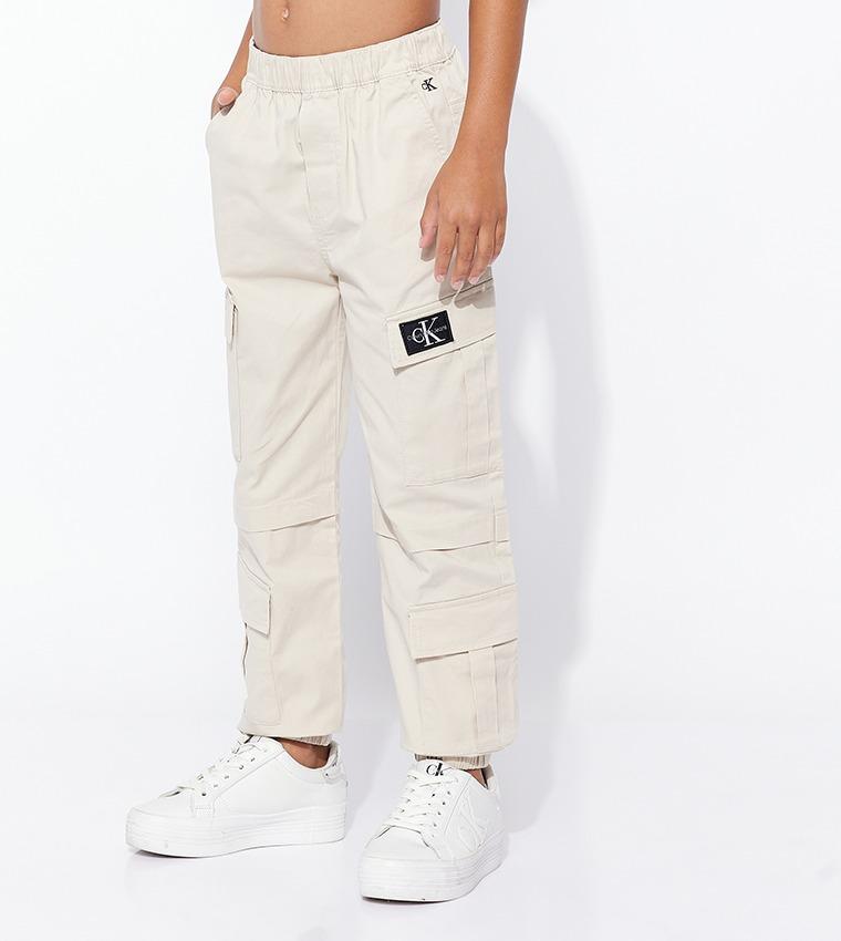 MULTI-POCKETS CARGO WOVEN PANT IB0IB01595/ACI CALVIN KLEIN JEANS