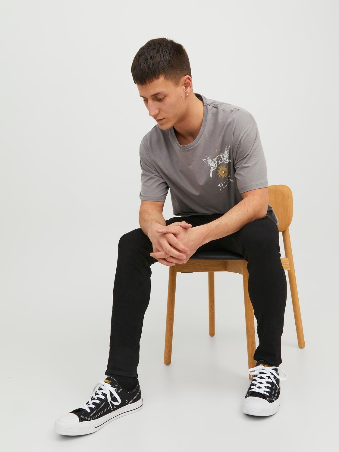 12237365/Black Denim JACK AND JONES