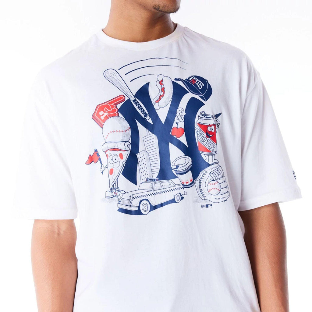 MLB FOOD GRPHC OS TEE NEYYAN  WHINVY 