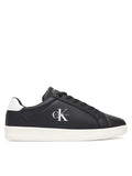 SNEAKER BASSA ALLACCIATA NERO/BIANCO 