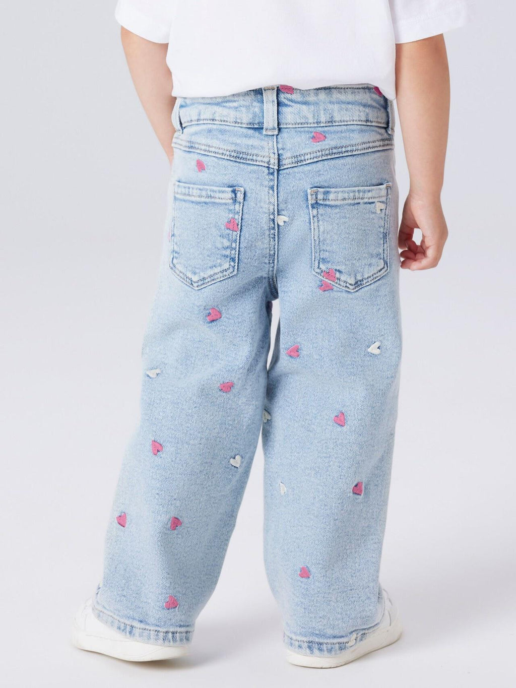 13250733/Light Blue Bleached Denim NAME.IT