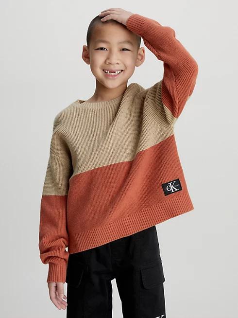 COLOR BLOCK SWEATER 