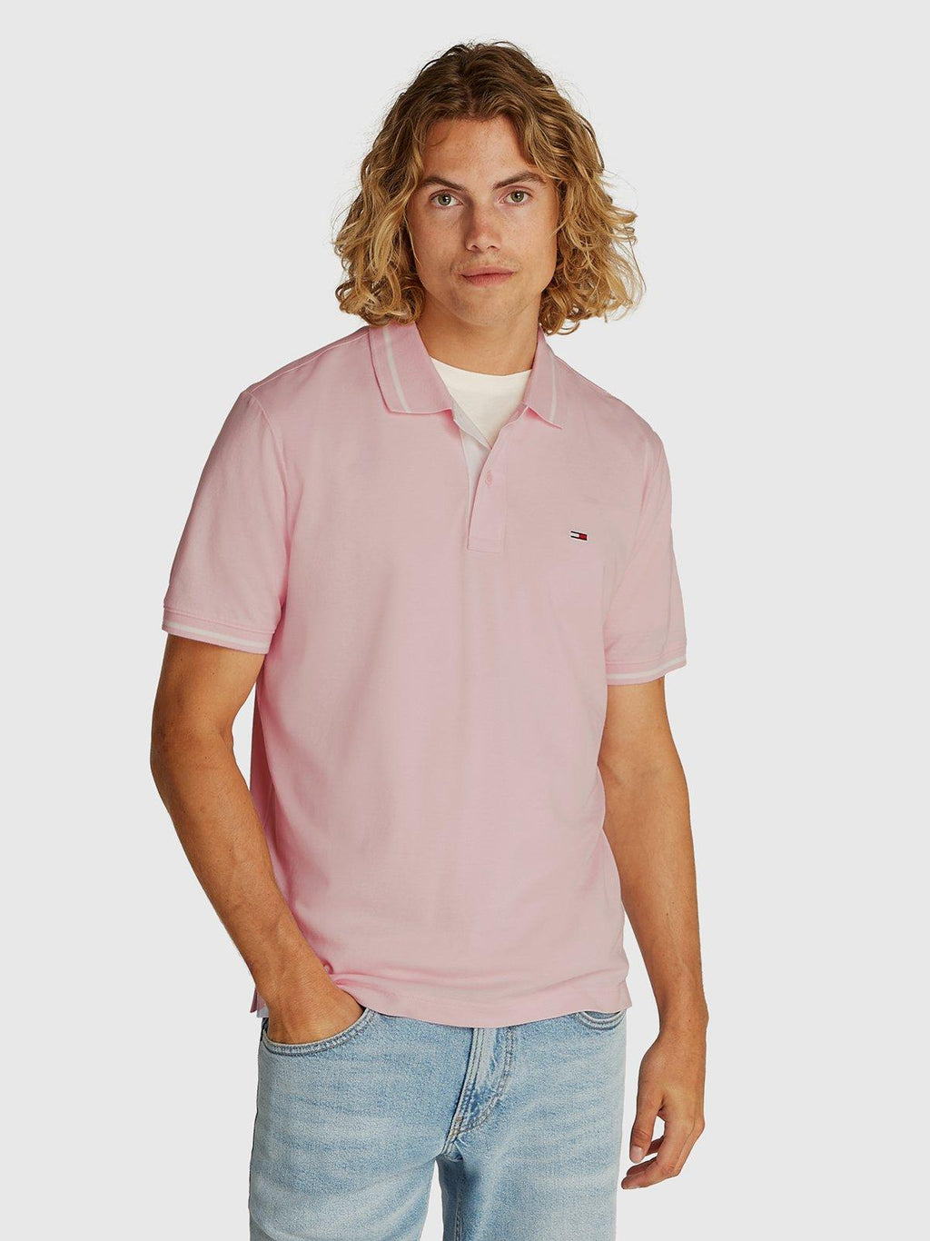 TJM REG TIPPED POLO DM0DM20745/TH3 TOMMY JEANS