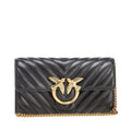 PINKO LOVE ONE WALLET C  SHEEP NAPPA CHEVRON