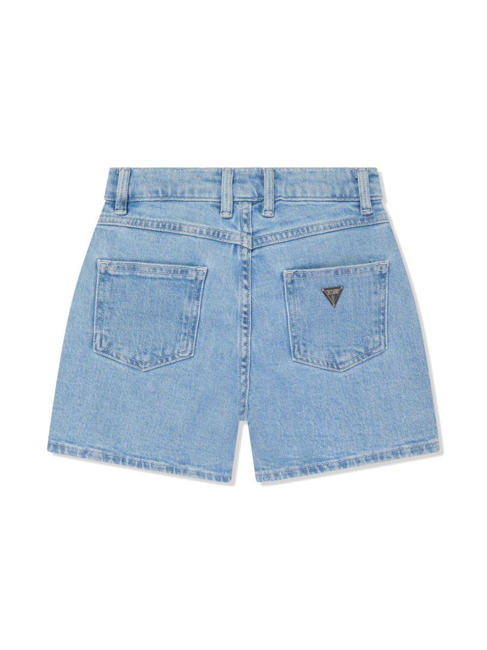 DENIM SHORTS WITH BEADS 