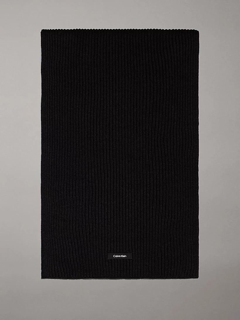 CLASSIC COTTON RIB SCARF K50K512367/BEH CALVIN KLEIN