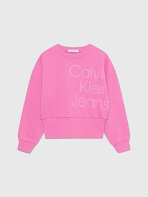 PUFF HERO LOGO CN SWEATSHIRT IG0IG02300T/TO5 CALVIN KLEIN JEANS