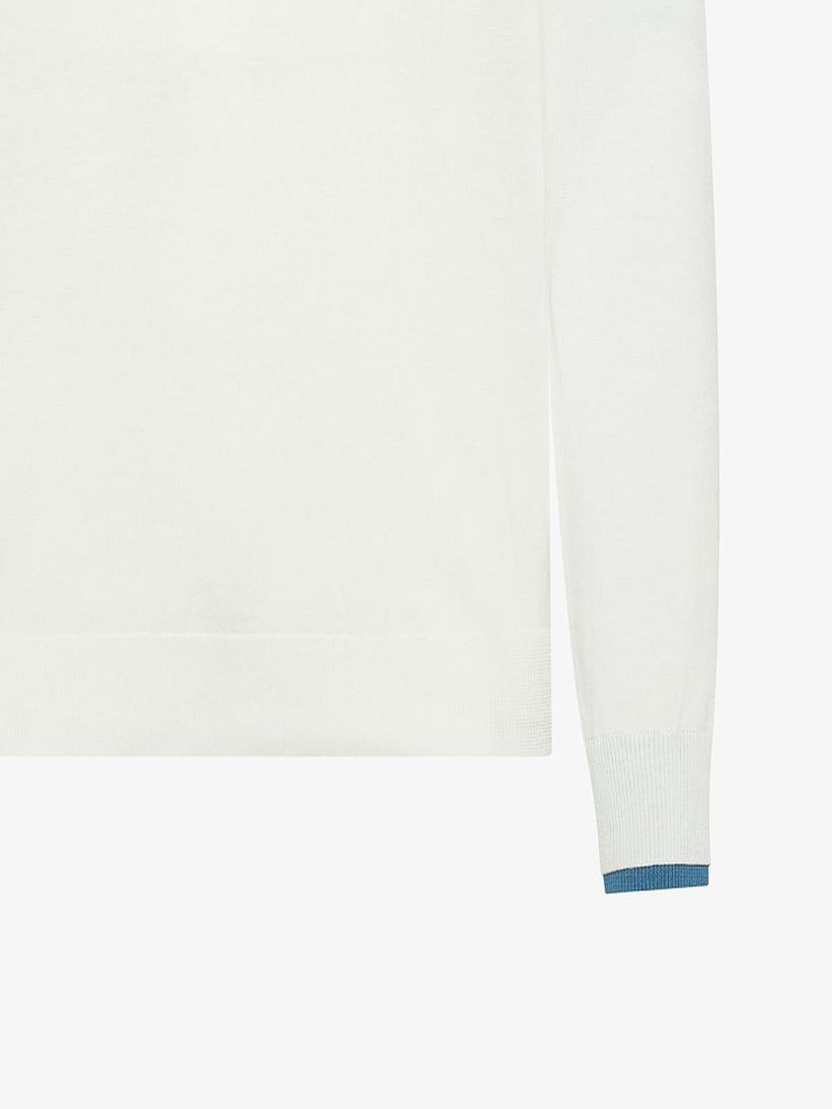 SWEATER NECK DOUBLE RIB L/S 