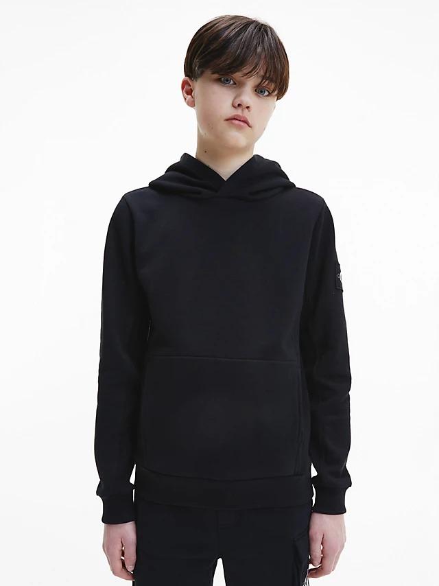 BADGE RIB HOODIE 