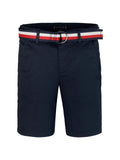 WOVEN BELTED SHORTS 
