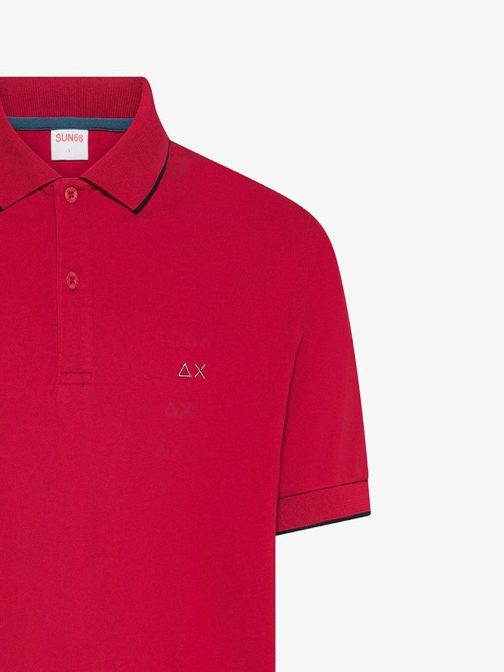 POLO SMALL STRIPE ON COLLAR S/S 