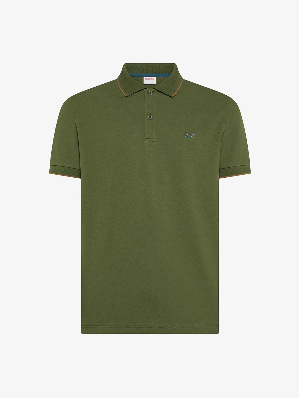 POLO SMALL STRIPE ON COLLAR S/S 
