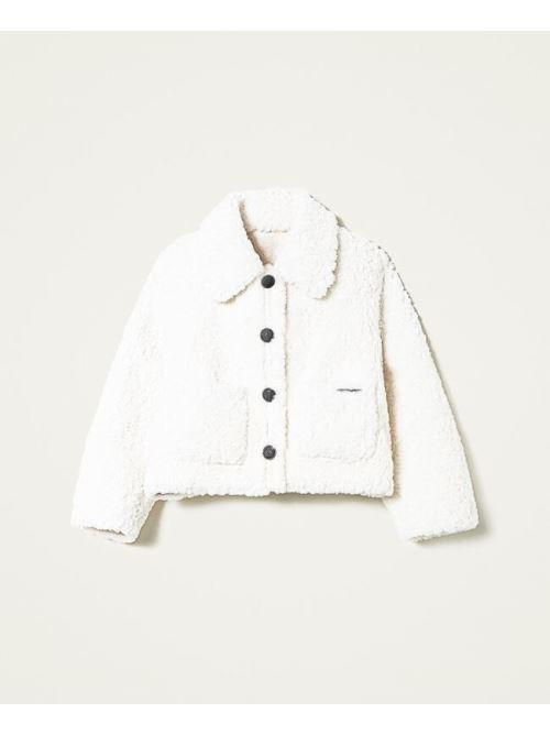 GIACCA REVERSIBILE IN FIBRA LUNGA 222GJ217A/2952 TWINSET