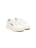 DALLAS KIDS  LOW KID LEAT/LEAT WHT/TURQ KDLKLL17-LL17 AUTRY