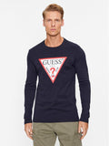 GUESS CN LS ORIGINAL LOGO TEE