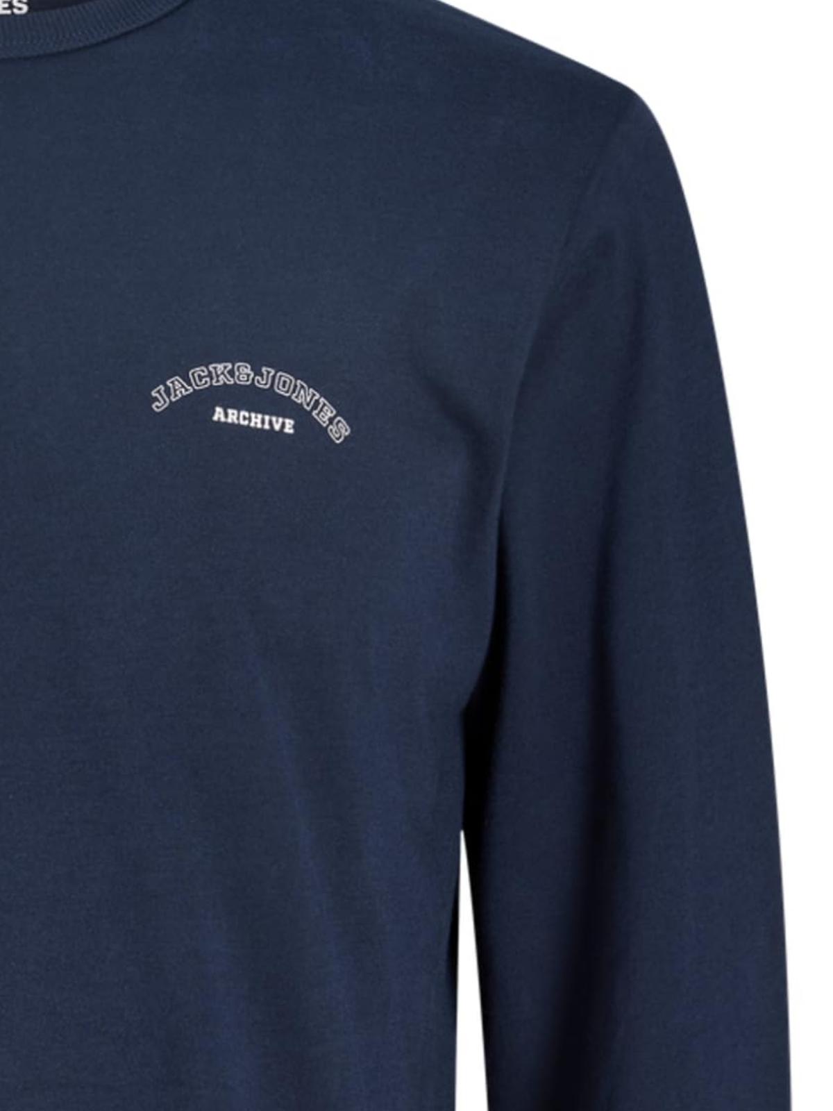 JJCOLLEGE LOGO TEE LS CREW NECK 