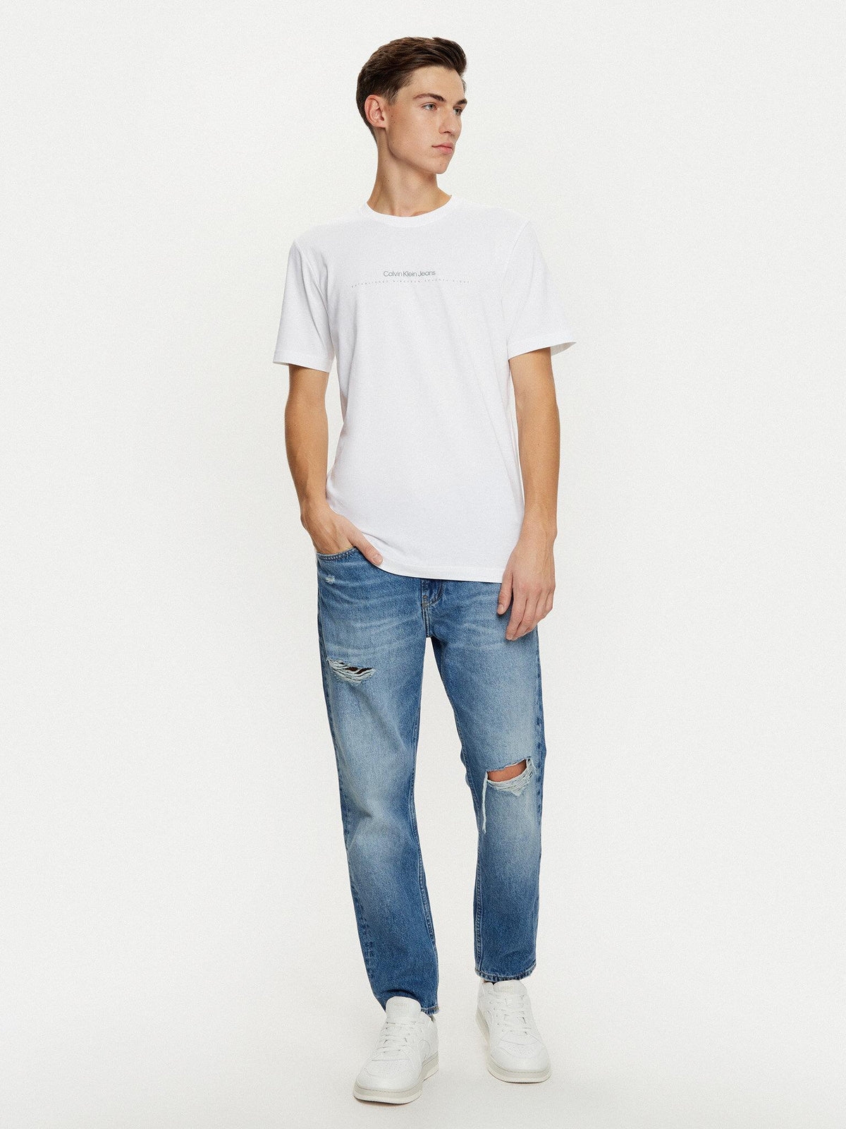 MINIMAL LOGO TEE J30J327075/YAF CALVIN KLEIN JEANS